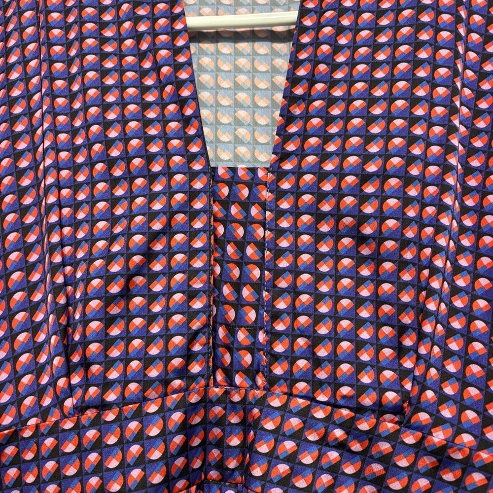 Harout Geometric Patterned Dress Super Soft Material - Picture 4 of 10